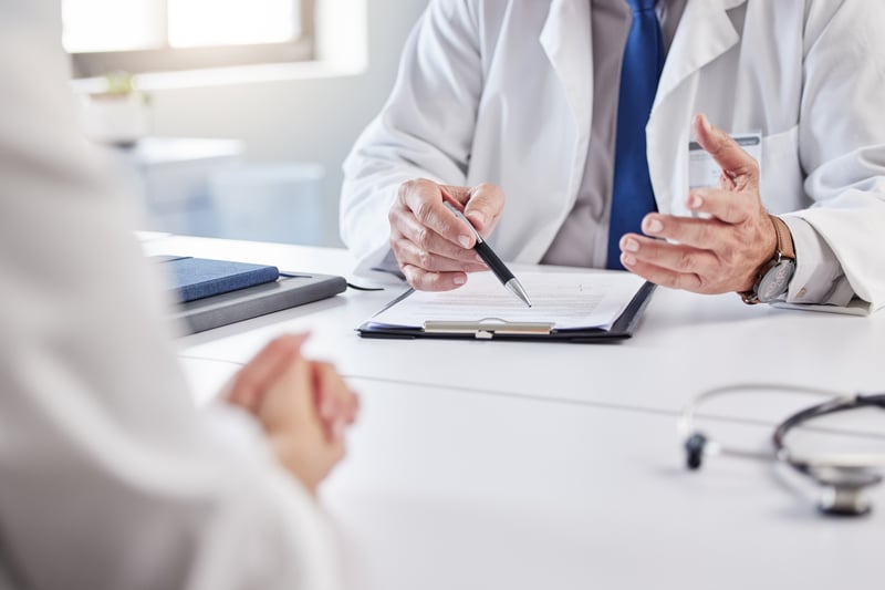Pflegegrade und Pflegeleistungen werden mit Patienten besprochen