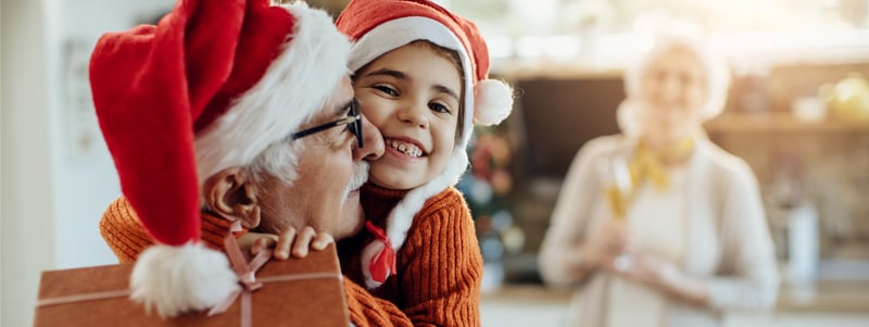 Weihnachten mit Oma und Opa